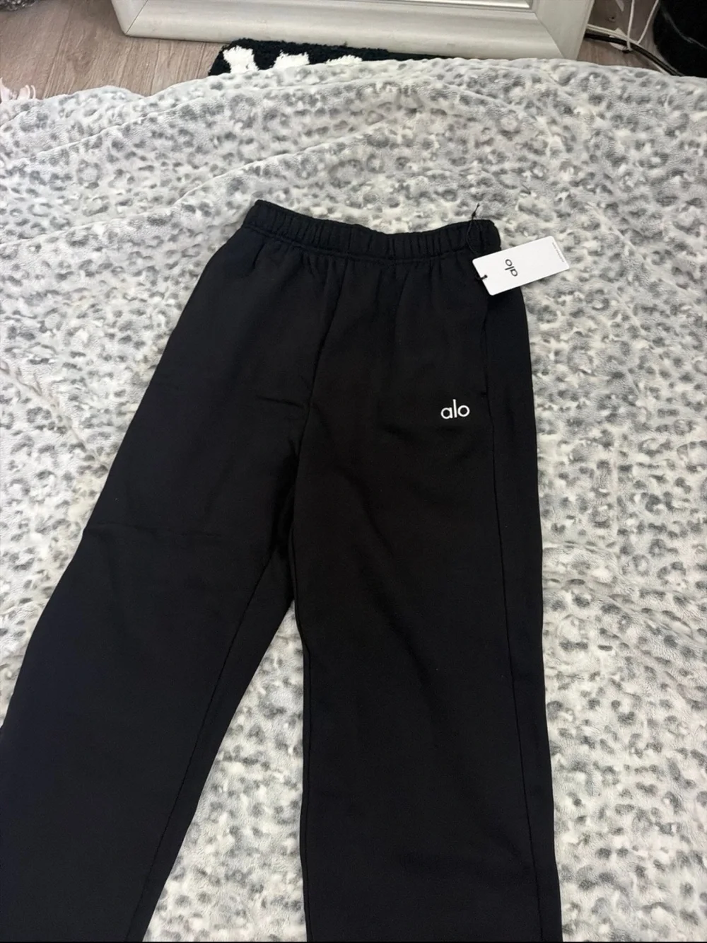 Alo Womens Black Jogger Bottoms